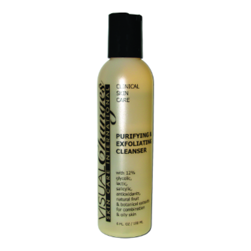 Visual Changes Purifying and Exfoliating Cleanser on white background