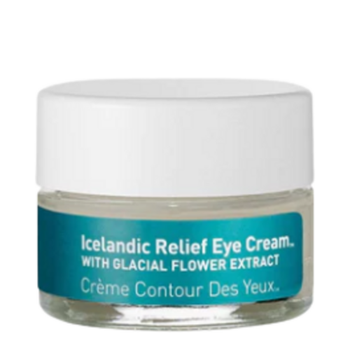 Skyn Iceland Relief Eye Cream on white background
