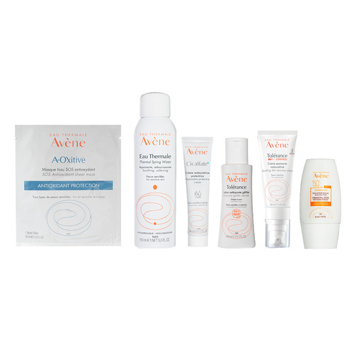 Avene SOS Complete Post-Procedure Recovery Kit on white background