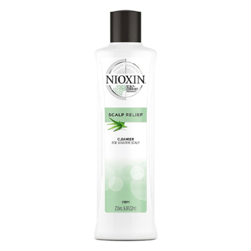 NIOXIN Scalp Relief Cleanser Shampoo on white background