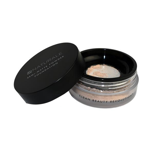 Au Naturale Cosmetics Semi-Matte Powder Foundation - Sand, 4g/0.1 oz