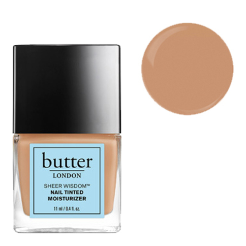butter LONDON Sheer Wisdom Nail Tinted Moisturizer - Deep on white background