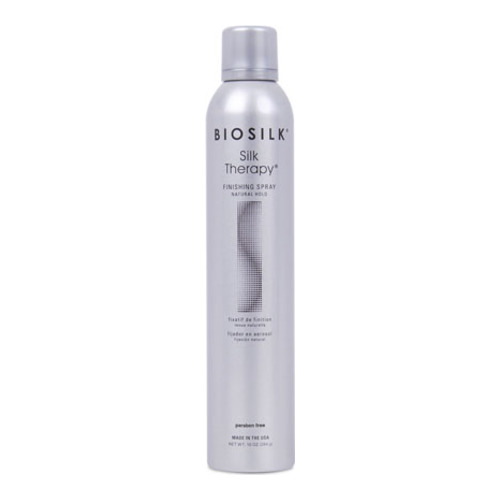 Biosilk  Silk Therapy Finishing Spray Natural Hold on white background