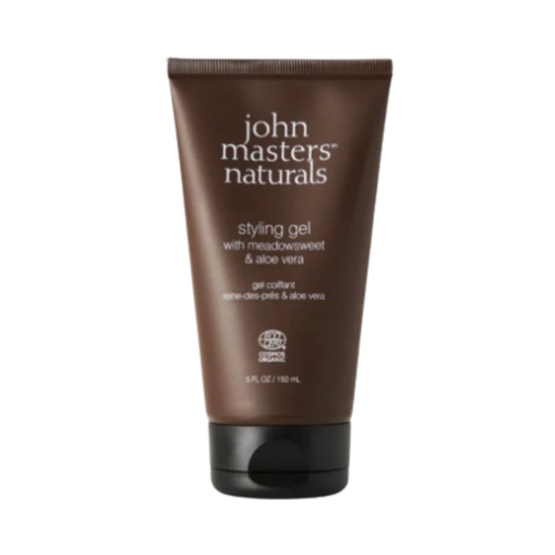 John Masters Organics Styling Gel with Meadowsweet and Aloe Vera on white background