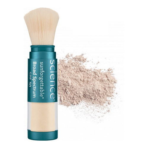 Colorescience Sunforgettable Mineral Sunscreen Brush SPF 30 - Deep on white background