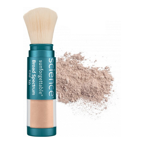Colorescience Sunforgettable Mineral Sunscreen Brush SPF 30 - Deep on white background