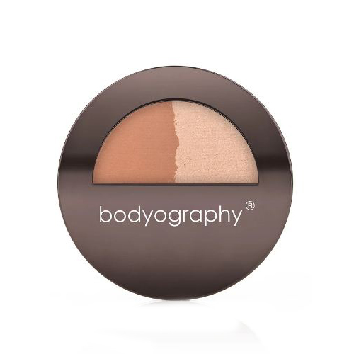 Bodyography Sunsculpt Bronzer and Highlighter Duo on white background