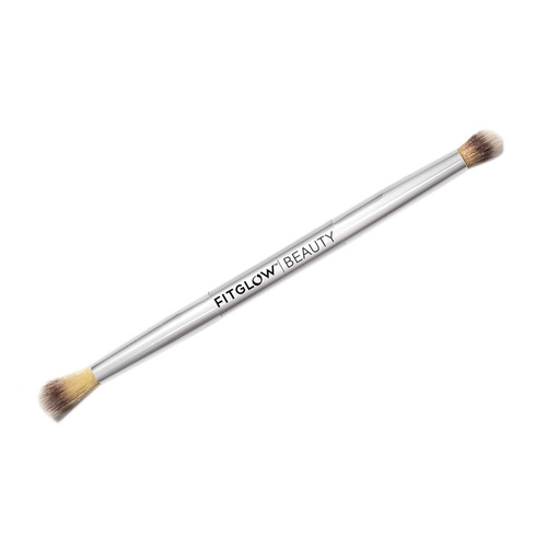 FitGlow Beauty Teddy Double Eye Brush on white background