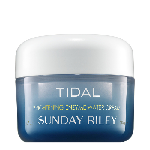 Sunday Riley Tidal Brightening Enzyme Water Cream on white background
