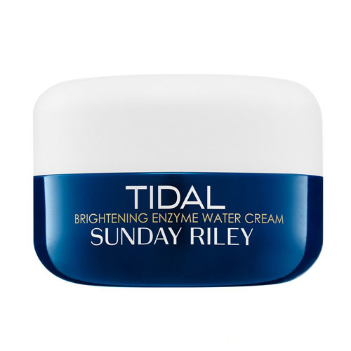 Sunday Riley Tidal Brightening Enzyme Water Cream on white background