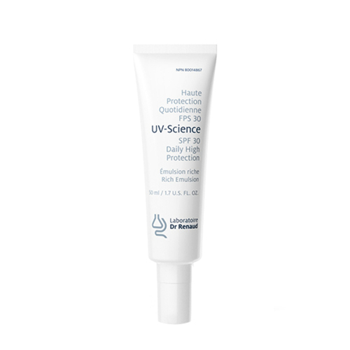 Dr Renaud UV-Science Daily High Protection SPF30 Rich Emulsion on white background