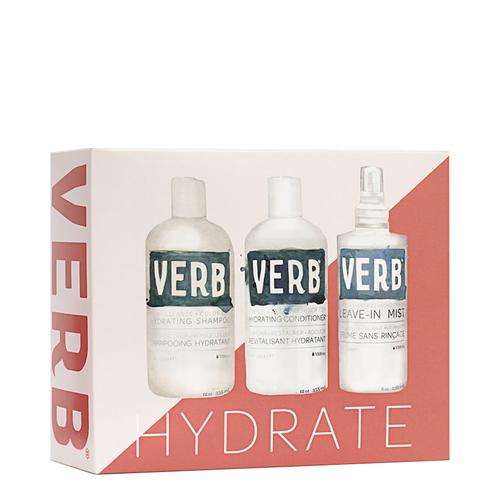 Verb Hydrate With Verb (Set) on white background