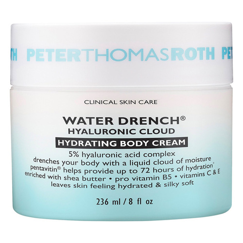 Peter Thomas Roth Water Drench Hyaluronic Cloud Hydrating Body Cream on white background