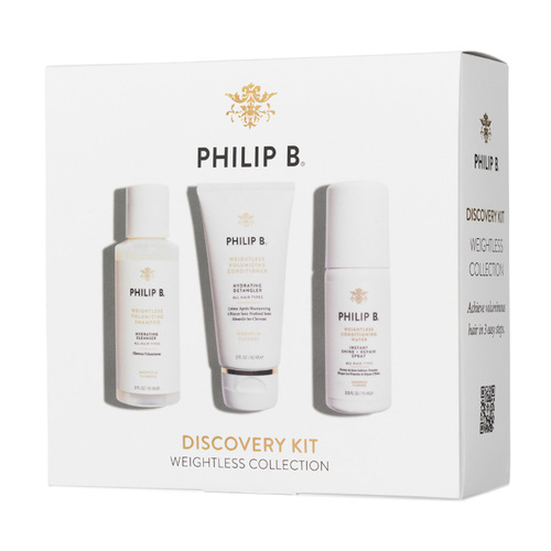 Philip B Botanical Weightless Collection Discovery Kit on white background