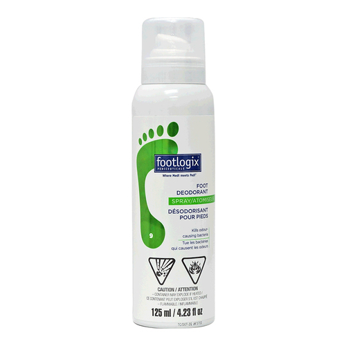 Footlogix #9 Foot Deodorant Spray on white background