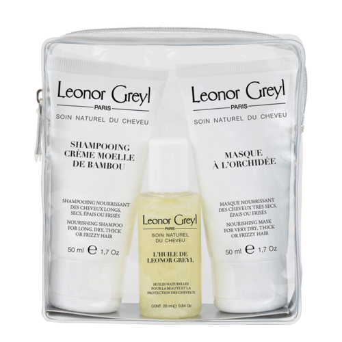 Leonor Greyl Luxury Travel Kit For Very Dry, Thick Or Curly Hair on white background