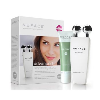 NuFace Advanced Kit - White on white background