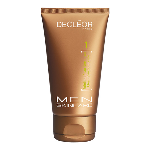 Decleor Men Clean Skin Scrub - Gel on white background