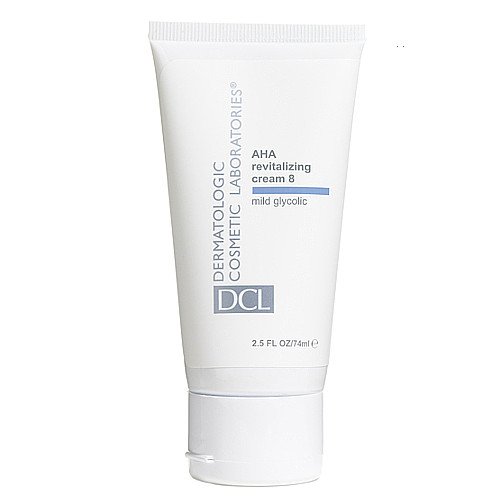 DCL Dermatologic AHA Revitalizing/Resurfacing Cream 8, 74ml/2.5 fl oz DCL Dermatologic AHA Revitalizing Cream 8 on white background