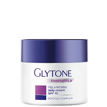 Glytone Essentials Daily Cream SPF 15 on white background