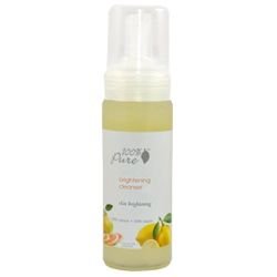 100% Pure Organic Mint White Tea Facial Cleanser on white background