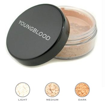 Free Gift with Orders over $200 of Youngblood: Youngblood Mineral Rice Setting Powder (Medium Shade) 0.35 Oz Naturally Yours on white background