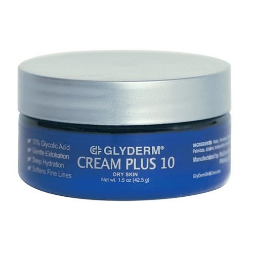 GlyDerm Cream Plus 10 on white background