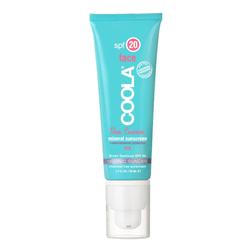Coola Mineral Face SPF 20 Lotion Tinted Rose on white background