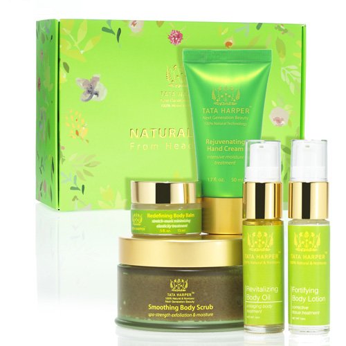 Tata Harper Natural Glow from Head to Toe, 5 pieces