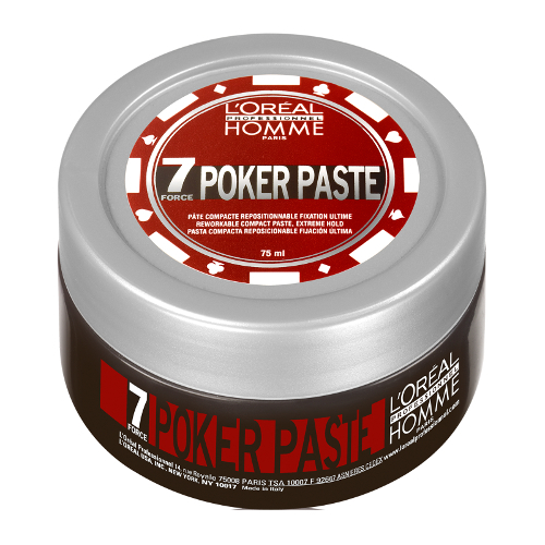 Loreal Professional Paris Homme Poker Paste on white background