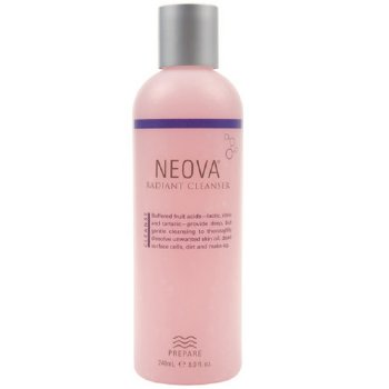 Neova Radiant Skin Cleanser on white background