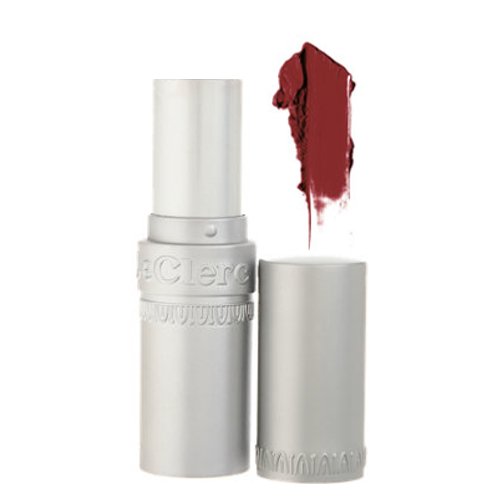 T. LeClerc Satin Lipstick 38 - Rouge Tenebreux, 3g/0.1 oz T LeClerc on white background
