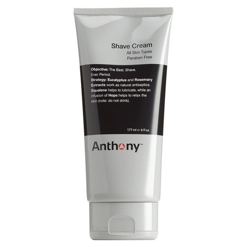 Anthony Logistics Shave Cream, 180ml/6 fl oz