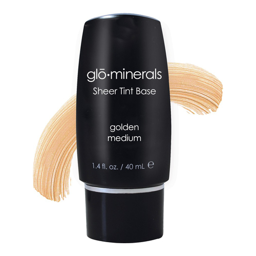gloMinerals Sheer Tint Base - Beige on white background