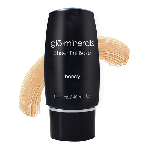gloMinerals Sheer Tint Base - Beige on white background