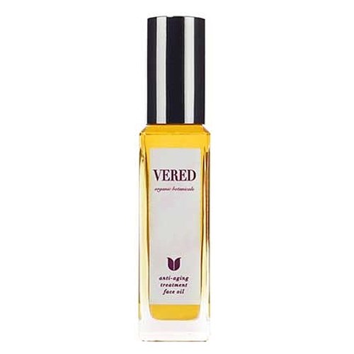 Vered Organic Botanicals Anti-Aging Face Treatment Oil on white background
