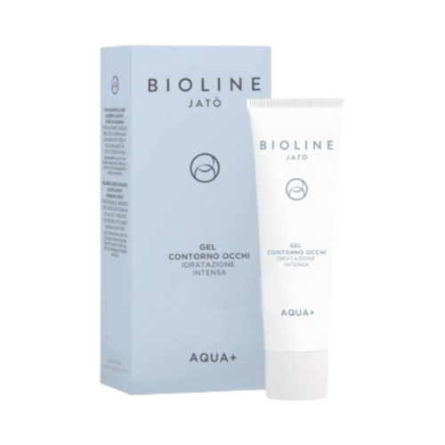 Bioline AQUA+ Eye Contour Gel Intense Moisturizer on white background