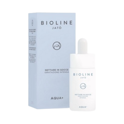 Bioline AQUA+ Nectar in Drops Intense Moisturizer on white background