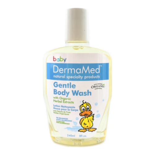 DermaMed Baby Gentle Body Wash on white background