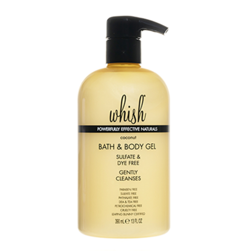 Whish Bath and Body Gel - Coconut on white background