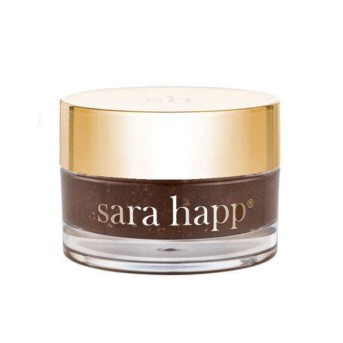 Sara Happ Sparkling Peach Lip Scrub on white background