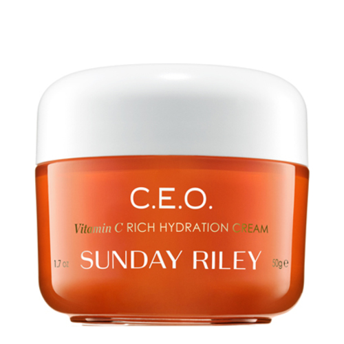 Sunday Riley C.E.O. Vitamin C Rich Hydration Cream on white background
