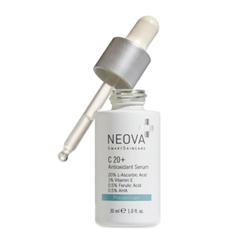Neova C 20+ Antioxidant Serum on white background