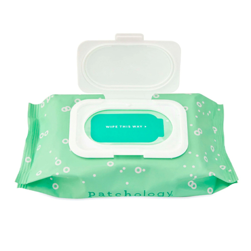 Patchology Clean AF Facial Cleansing Wipes on white background