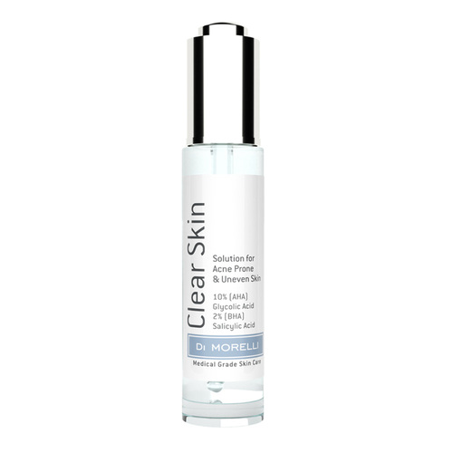Di Morelli Clear Skin Solution on white background