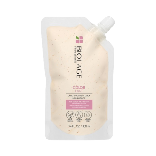 Biolage Color Last Deep Treatment Pack Hair Mask for Color-Treated Hair on white background