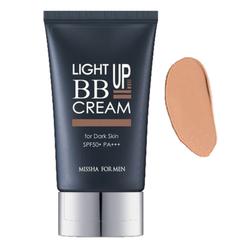 MISSHA For Men Light Up BB Cream - For Dark Skin on white background