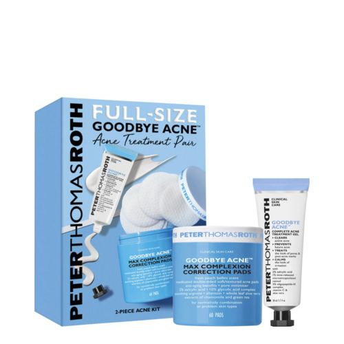 Peter Thomas Roth Full-Size Goodbye Acne Acne Treatment Kit on white background