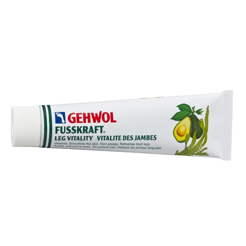 Gehwol Fusskraft Leg Vitality Cream on white background