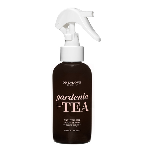 One Love Organics Gardenia + Tea Antioxidant Body Serum on white background